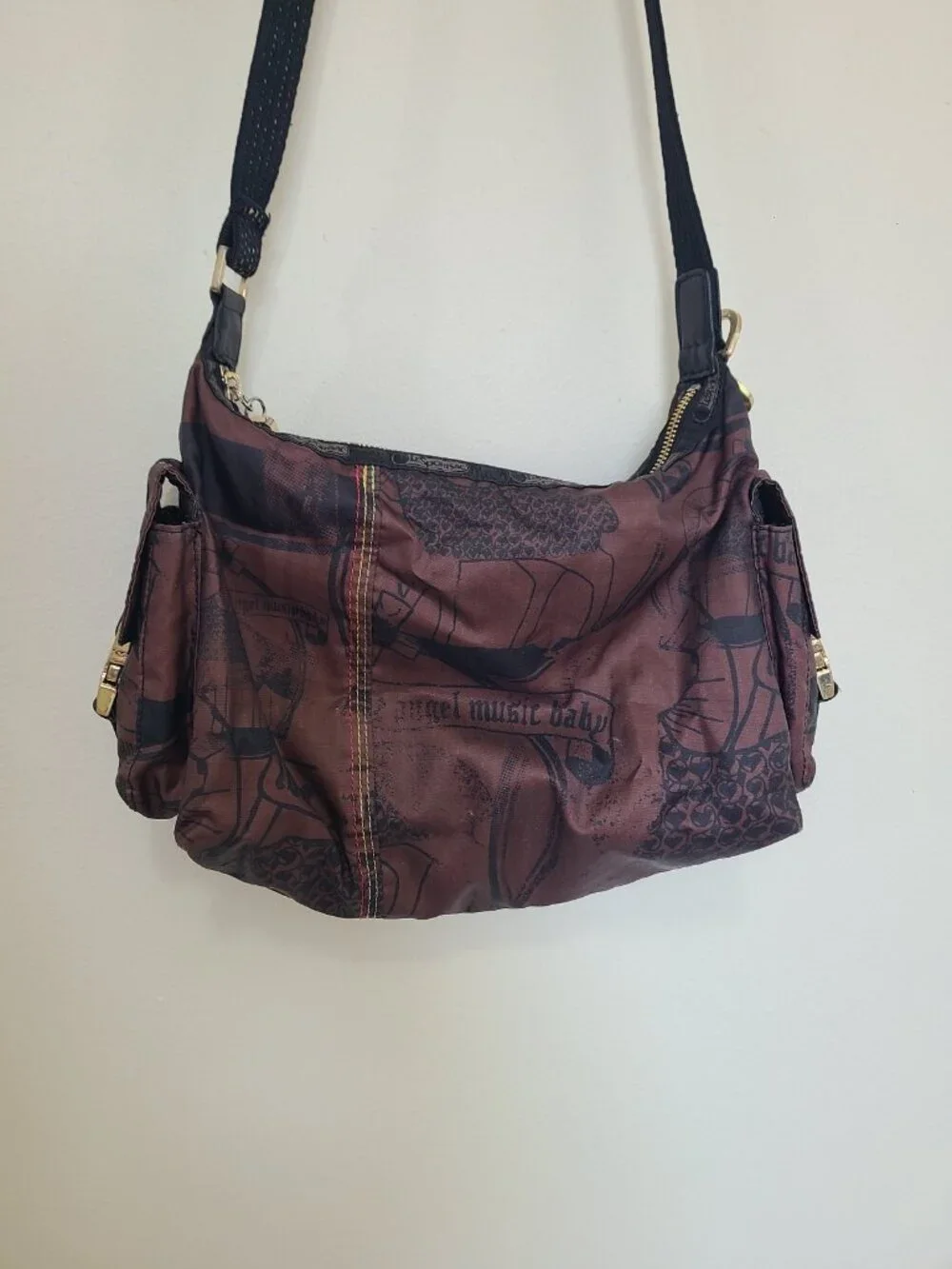 Y2K Gwen Stefani L.A.M.B. for LeSportsac Crossbody Bag Brown